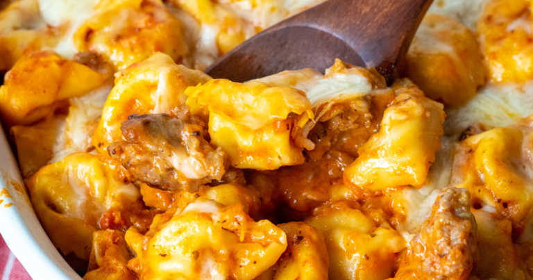 5-Ingredient Baked Tortellini