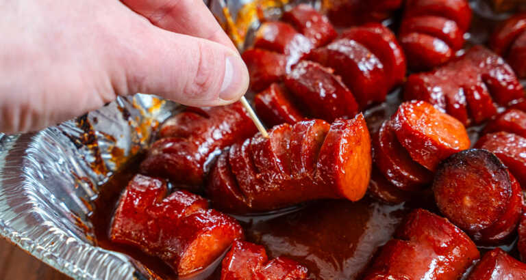 Candied Kielbasa Bites