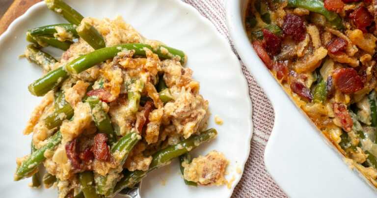 Cheesy Green Bean Casserole