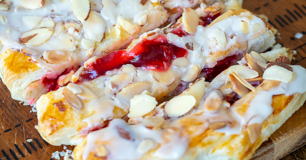 Cherry Almond Danish