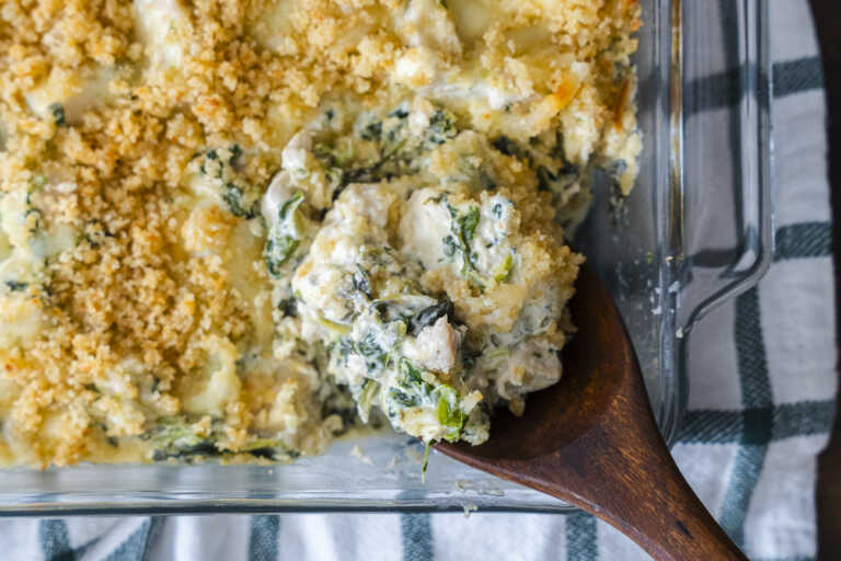 Chicken Caesar Casserole