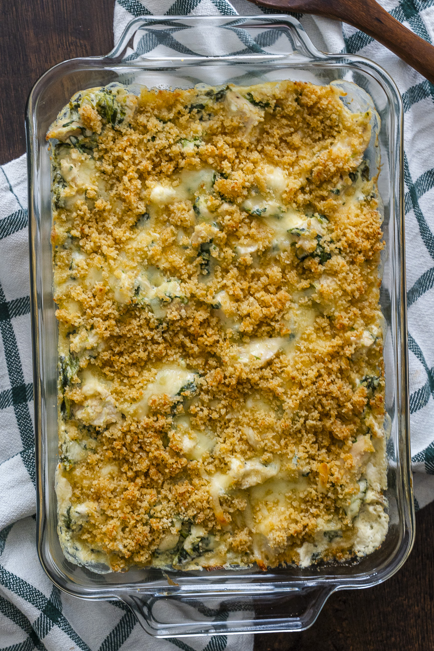 Chicken Caesar Casserole Vertical 8
