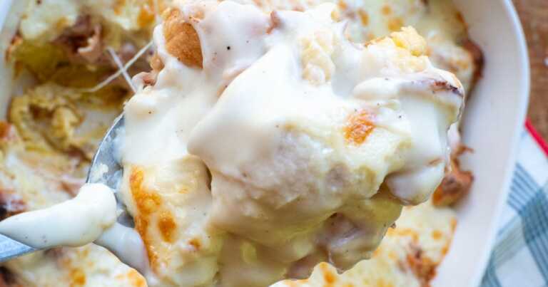 Croque Monsieur Breakfast Casserole