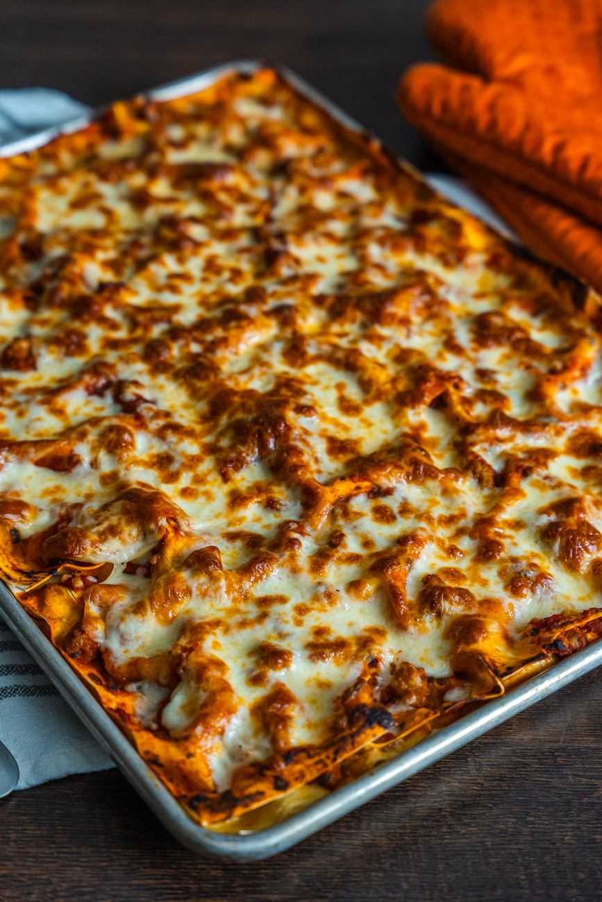 Easy Sheet Pan Lasagna Vertical 9