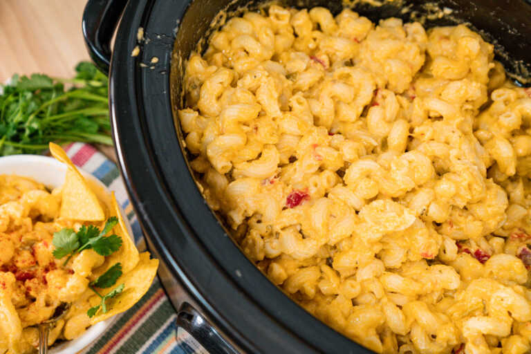Fiesta Slow Cooker Mac & Cheese