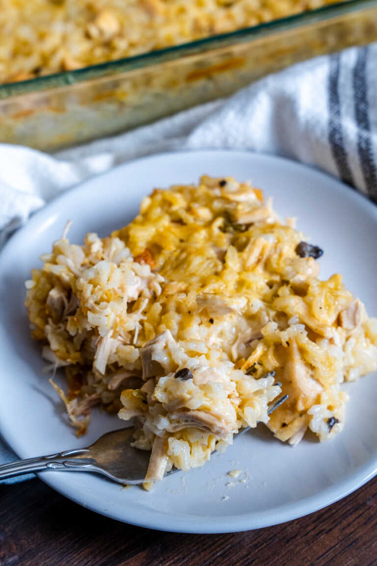 Grandma’s Chicken & Rice Casserole
