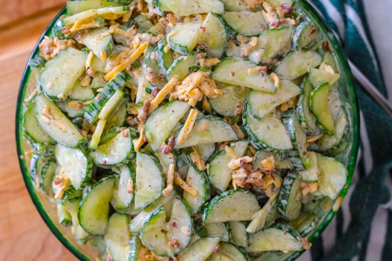 Million Dollar Cucumber Salad