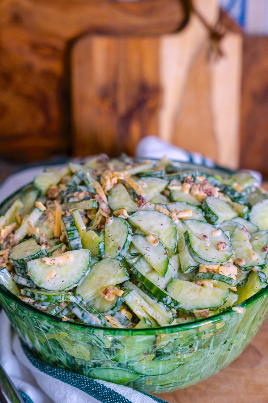 Million Dollar Cucumber Salad Vertical 7