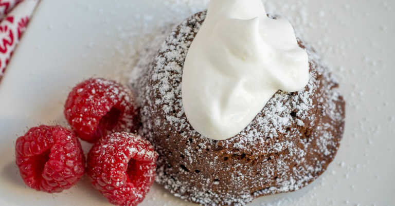 Muffin Tin Molten Lava Cakes