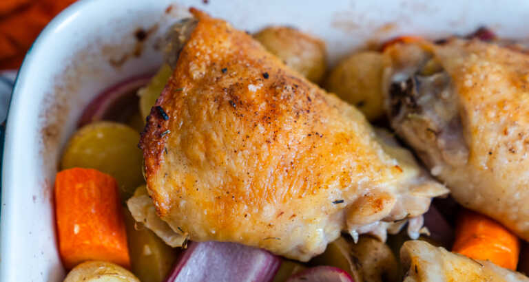 One-Pan Roasted Chicken and Vegetables