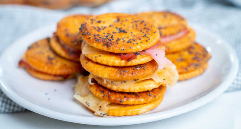 Ritz Cracker Party Sandwiches