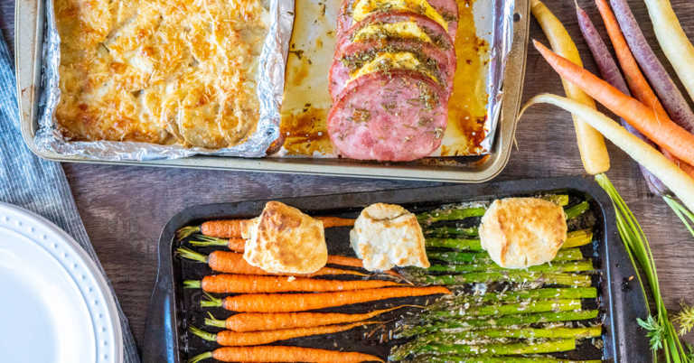 Sheet Pan Easter Dinner for Four