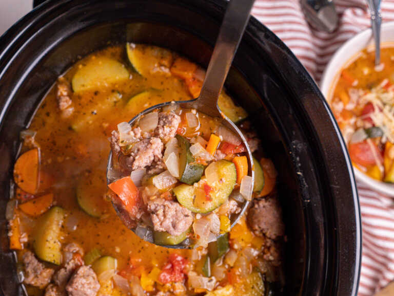 Slow Cooker Italian Summer Soup