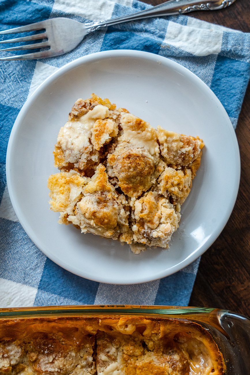 Viral Donut Bread Pudding Vertical 16