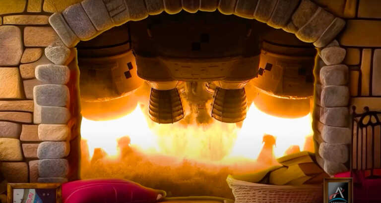 NASA Makes Their Own Version Of The Yule Log